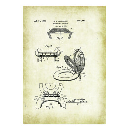 Plakat H. C. MacDonald - patenty na rycinach vintage