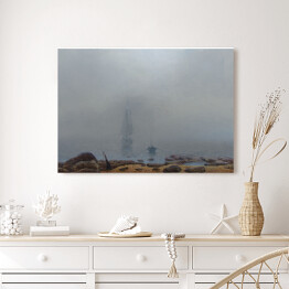 Obraz na płótnie Caspar David Friedrich "Meeresstrand im Nebel"