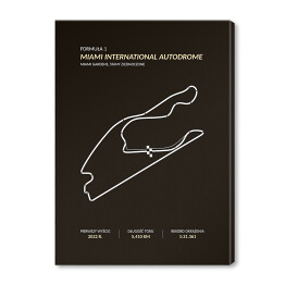 Obraz na płótnie Miami International Autodrome - Tory wyścigowe Formuły 1