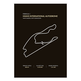 Plakat Miami International Autodrome - Tory wyścigowe Formuły 1
