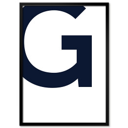 Obraz klasyczny Litera G