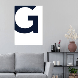 Plakat samoprzylepny Litera G