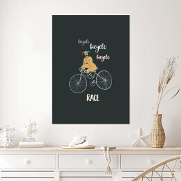 Plakat Queen - "Bicycle Race" - ilustracja