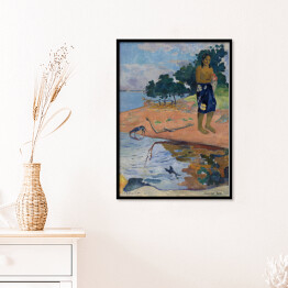 Plakat w ramie Paul Gauguin "Haere Pape" - reprodukcja