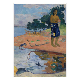 Plakat samoprzylepny Paul Gauguin "Haere Pape" - reprodukcja