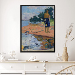 Obraz w ramie Paul Gauguin "Haere Pape" - reprodukcja