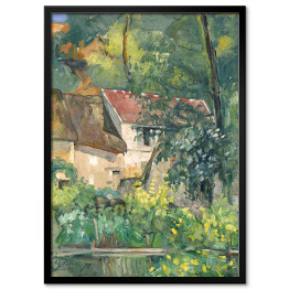 Plakat w ramie Paul Cezanne "Dom Pere Lacroix" - reprodukcja