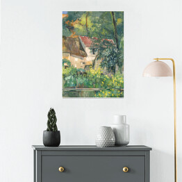 Plakat samoprzylepny Paul Cezanne "Dom Pere Lacroix" - reprodukcja