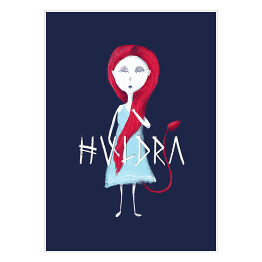 Plakat Huldra - mitologia nordycka