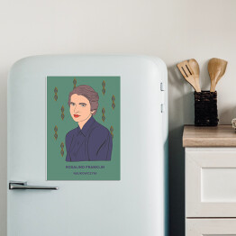 Magnes dekoracyjny Rosalind Franklin - inspirujące kobiety - ilustracja