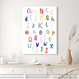 Obraz klasyczny Kolorowy alfabet 