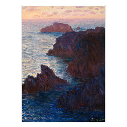 Claude Monet "Skały w Belle-Ile, Port-Domois" - reprodukcja