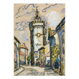 Plakat samoprzylepny Paul Signac Dzwonnica w Viviers. Reprodukcja