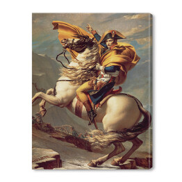 Obraz na płótnie Jacques-Louis David Napoleon przekraczający Przełęcz Świętego Bernarda Reprodukcja