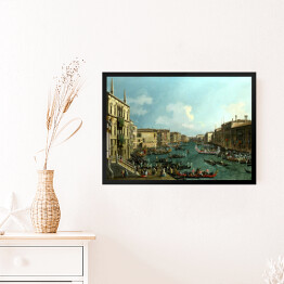 Obraz w ramie Canaletto "Regatta on the Canale Grande"