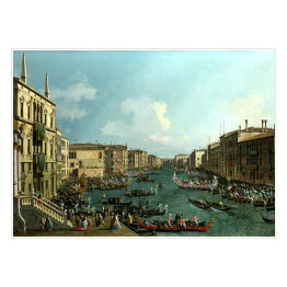 Plakat Canaletto "Regatta on the Canale Grande"