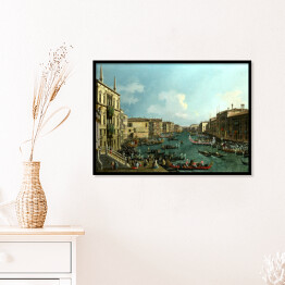 Plakat w ramie Canaletto "Regatta on the Canale Grande"