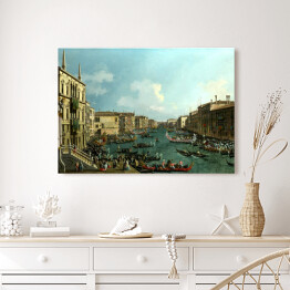 Obraz na płótnie Canaletto "Regatta on the Canale Grande"