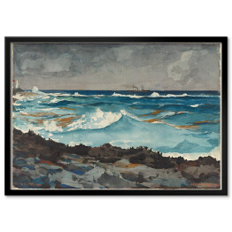Plakat w ramie Winslow Homer Shore and Surf, Nassau Reprodukcja obrazu