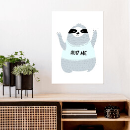 Plakat Ilustracja - "Hug me"