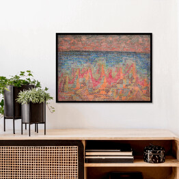 Plakat w ramie Paul Klee Klify na jeziorze Reprodukcja obrazu