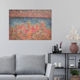 Plakat samoprzylepny Paul Klee Klify na jeziorze Reprodukcja obrazu