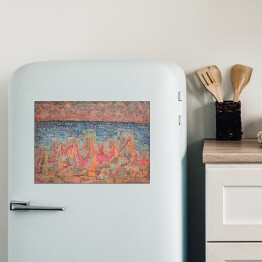 Magnes dekoracyjny Paul Klee Klify na jeziorze Reprodukcja obrazu