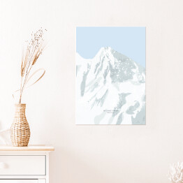 Plakat samoprzylepny Broad Peak - szczyty górskie