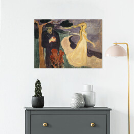 Plakat samoprzylepny Edvard Munch Separation Reprodukcja obrazu