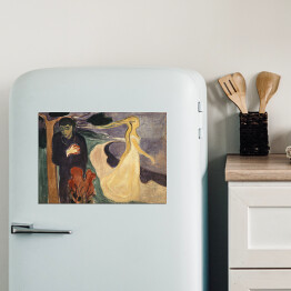 Magnes dekoracyjny Edvard Munch Separation Reprodukcja obrazu