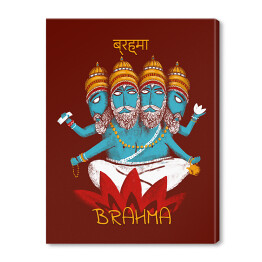 Obraz na płótnie Brahma - mitologia hinduska