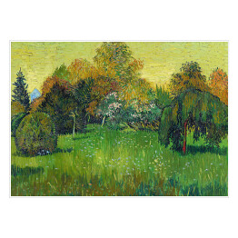 Plakat samoprzylepny Vincent van Gogh Ogród Poety. Reprodukcja
