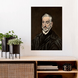 Plakat El Greco "Portret Antonio de Covarrubias" - reprodukcja