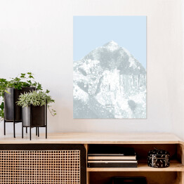 Plakat Makalu - szczyty górskie