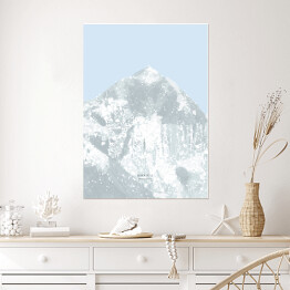 Plakat samoprzylepny Makalu - szczyty górskie
