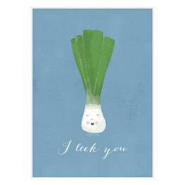Plakat Warzywa - por - ilustracja