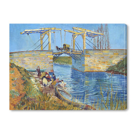 Obraz na płótnie Vincent van Gogh "Most Langlois w Arles z piorącymi kobietami" Reprodukcja