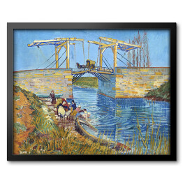 Obraz w ramie Vincent van Gogh "Most Langlois w Arles z piorącymi kobietami" Reprodukcja