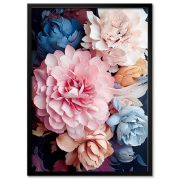 Obraz klasyczny Nowoczesna kompozycja kwiatowa