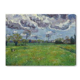 Vincent van Gogh "Pochmurne niebo nad kwiecistą łąką" - reprodukcja