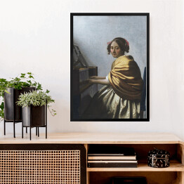 Obraz w ramie Jan Vermeer Młoda kobieta Reprodukcja obrazu