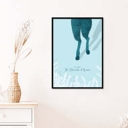 Plakat w ramie "Opowieści z Narnii" - ilustracja
