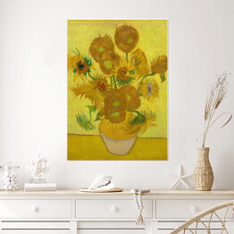 Plakat Vincent van Gogh "Słoneczniki" - reprodukcja