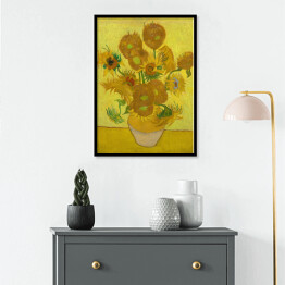 Plakat w ramie Vincent van Gogh "Słoneczniki" - reprodukcja