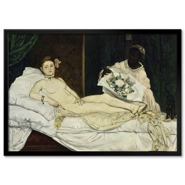Plakat w ramie Edouard Manet "Olimpia" - reprodukcja