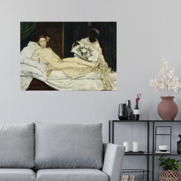 Plakat samoprzylepny Edouard Manet "Olimpia" - reprodukcja
