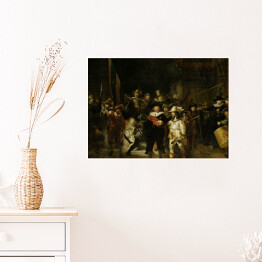 Rembrandt "Straż nocna" - reprodukcja