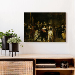 Obraz na płótnie Rembrandt "Straż nocna" - reprodukcja
