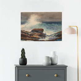 Plakat Winslow Homer Incoming Tide Scarboro Maine. Reprodukcja
