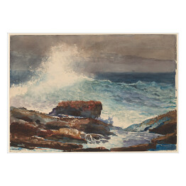 Plakat Winslow Homer Incoming Tide Scarboro Maine. Reprodukcja